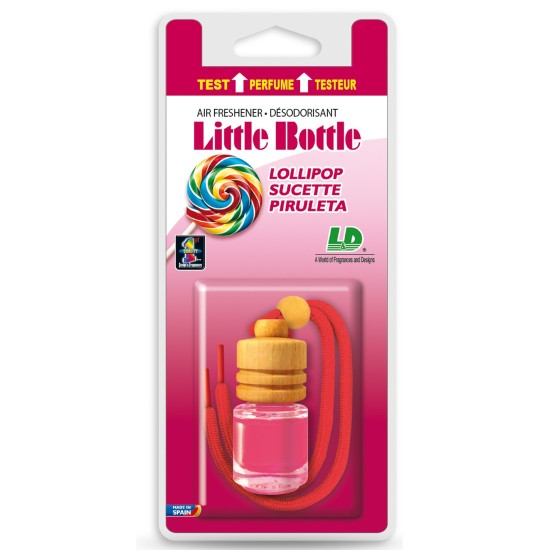 AMBIENTADOR DE BOTELLITA LD PIRULETA BLISTER C/12