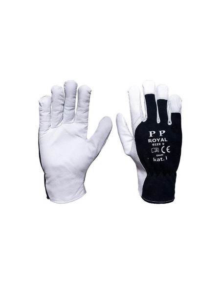 GUANTE FLOR VACUNO CON DORSO TRANSPIRABLE T 9