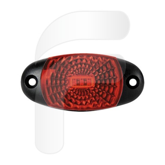 PILOTO LED GALIBO DELANTERO OVALADO ROJO 72X34X18 MM 12/30V **