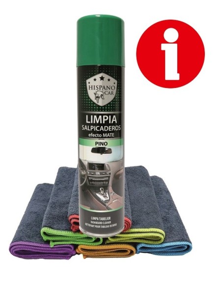 LIMPIA SALPICADERO HISPANOCAR MATE/B PINO 400ML C/6 R/40304400/PINO G