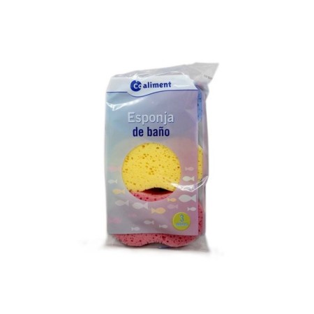 ESPONJA DE BAÑO OVAL 3UDS