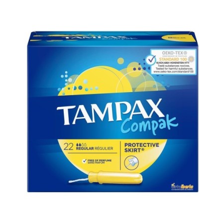 TAMPAX COMPAK REGULAR 22UDS