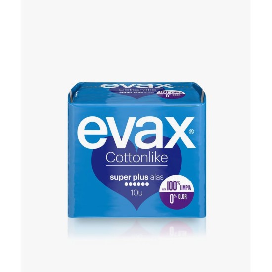 COMPRESA EVAX SUPER PLUS ODORFRESH C/ALAS 10UDS