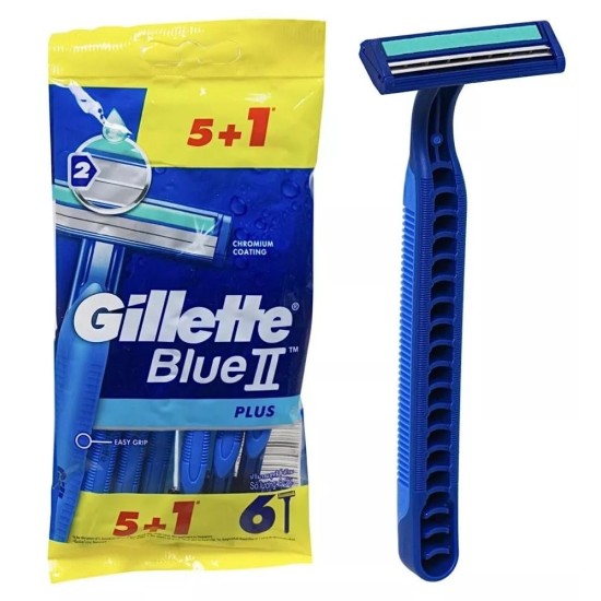 MAQUINILLA AFEITAR DESECHABLE BLUE2 GILLETTE 5+1UDS