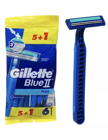 MAQUINILLA AFEITAR DESECHABLE BLUE2 GILLETTE 5+1UDS
