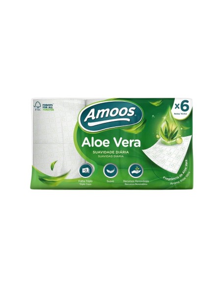 PAPEL HIGIENICO  3 CAPAS PACK/6UDS