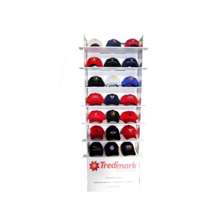 EXPOSITOR DE GORRAS 7 ALTURAS 172X61X28CM