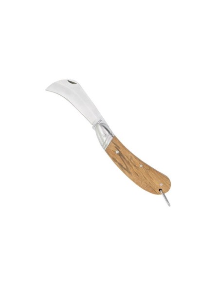NAVAJA MADERA NATURAL Y ACERO INOX "JACKSON" 18,5 x 3,5 cm