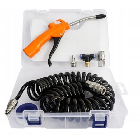 KIT PISTOLA DE AIRE 13KG CAMION CON MANGUERA Y ACCESORIOS