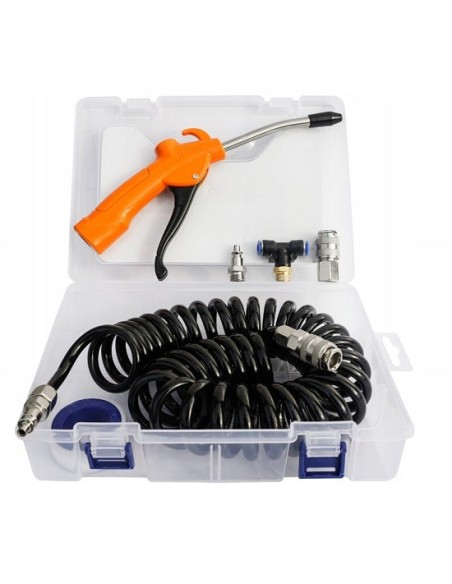 KIT PISTOLA DE AIRE 13KG CAMION CON MANGUERA Y ACCESORIOS