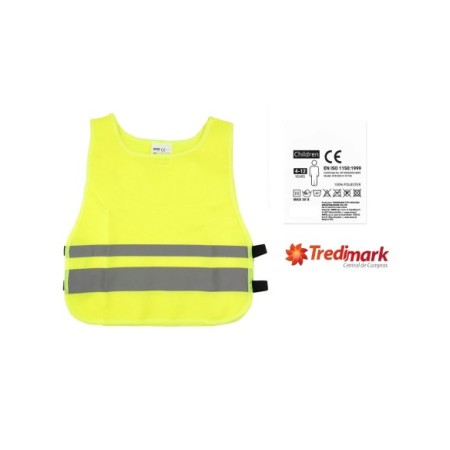 CHALECO AMARILLO REFLECTANTE HOMOLOGADO INFANTIL