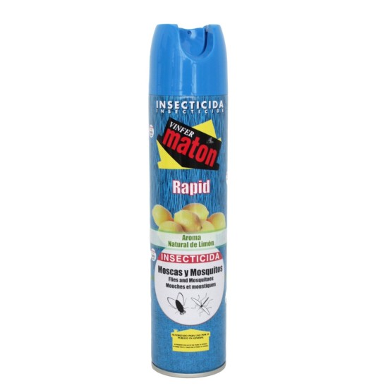 SPRAY INSECTICIDA HOGAR MATON AROMA LIMON 600ML