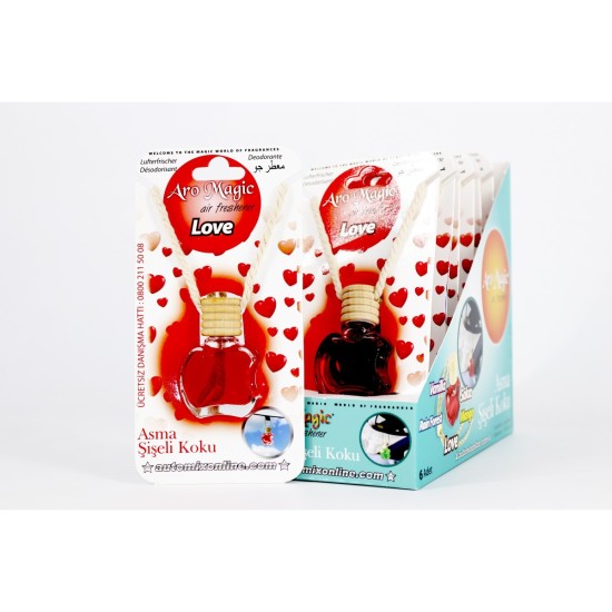 AMBIENTADOR BOTELLITA APPLE LOVE 10ML BLISTER C/6UD AUTOMIX