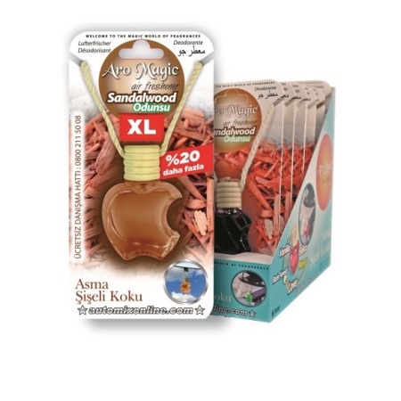 AMBIENTADOR BOTELLITA APPLE SANDALO RELAX 10ML BLISTER C/6UD AUTOMIX