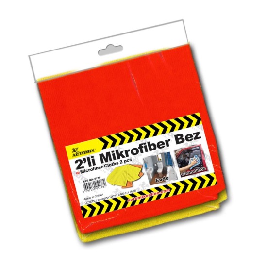 BAYETA MICROFIBRA MULTIUSOS 40 X 40 PACK 2UDS AUTOMIX C/12