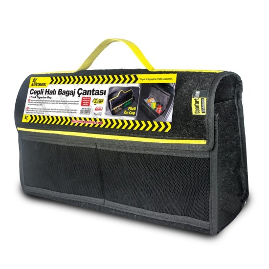 BOLSO ORGANIZADOR PARA MALETERO CON FIJACION 38X26CM AUTOMIX