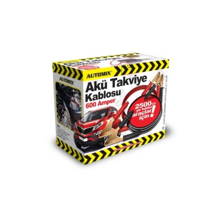 CABLES DE ARRANQUE 600A  2.5MTS AUTOMIX C/6