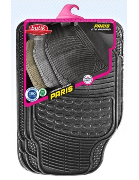 JUEGO DE ALFOMBRAS COMPLETAS DE PVC 5 PIEZAS MOD. PARIS AUTOMIX C/6