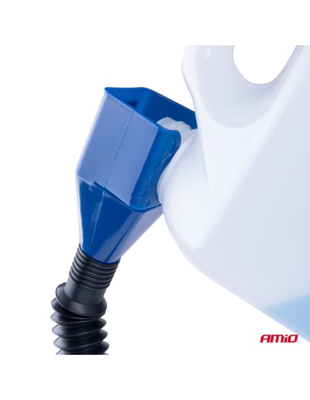 EMBUDO PARA BOCA DE RECIPIENTES CON MANGUERA 20.5CM