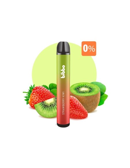 VAPER ZERO FRESA Y KIWI BIBBO 600PUFF C/10