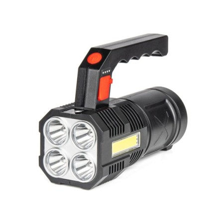 LINTERNA LED 400LM 4 LED 4 FUNCIONES RECARGABLE