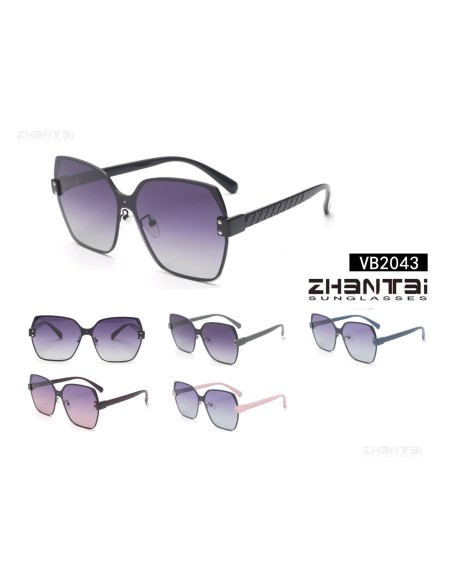 GAFA DE SOL POLARIZADA MUJER MONTURA CUADRADA PATILLA LABRADA VB2043