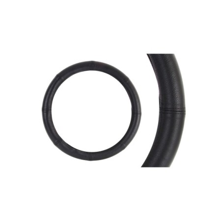 FUNDA DE VOLANTE CAMION 100% PIEL NEGRO 49-51