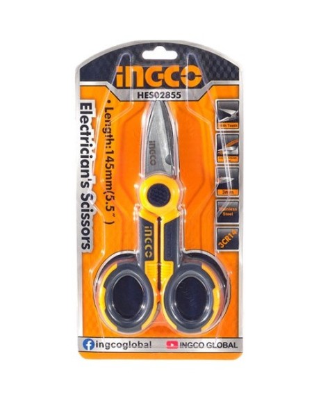 TIJERA ELECTRICISTA MANGO HERGONOMICO 145MM