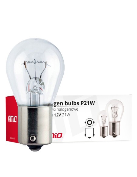 LAMPARA 12V 1 POLO P21W FORMATO CAJA 10UDS