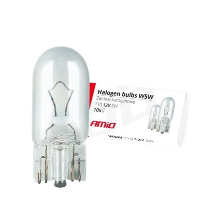 LAMPARA 12V SIN CASQUILLO W5W 5W FORMATO CAJA 10UDS