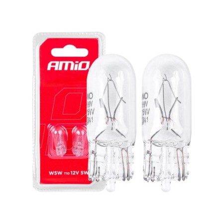 LAMPARA 12V SIN CASQUILLO W5W T10 BLISTER 2UDS