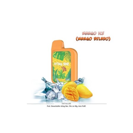 VAPER "C/NICOTINA" PETACA MANGO 600 C/10