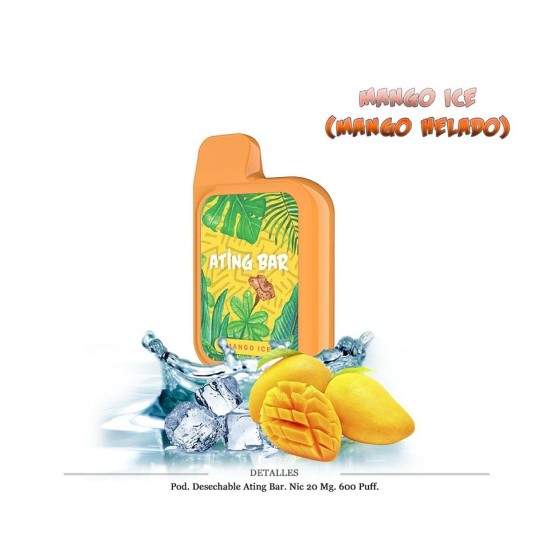 VAPER "C/NICOTINA" PETACA MANGO 600 C/10