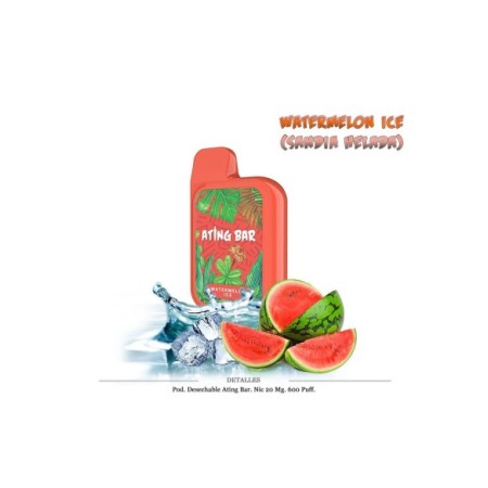 VAPER "C/NICOTINA" PETACA SANDIA HELADA 600 C/10