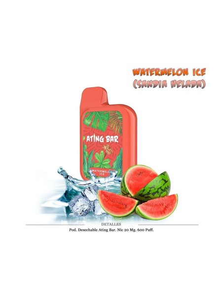 VAPER "C/NICOTINA" PETACA SANDIA HELADA 600 C/10