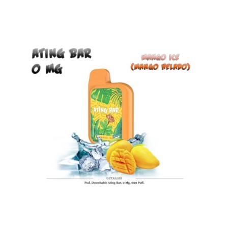 VAPER " SIN NICOTINA" PETACA MANGO 600 C/10