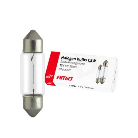 LAMPARA 12V PLAFONIER C5W 36mm CAJA 10UDS