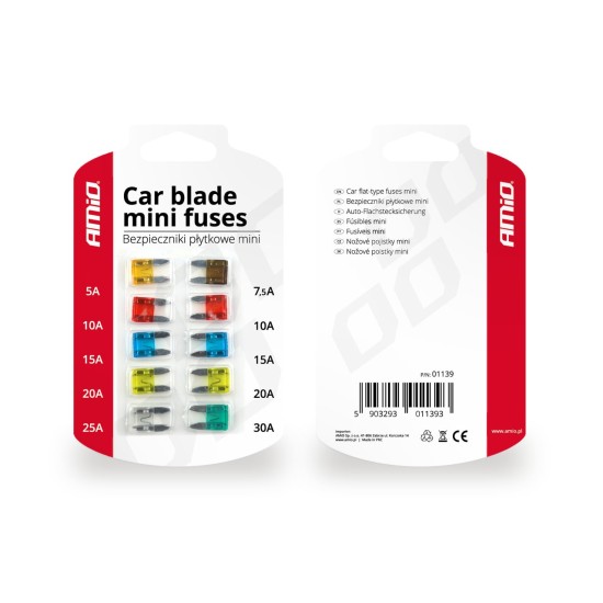 FUSIBLES MINI BLISTER 10UDS