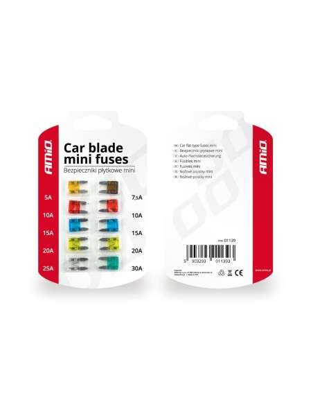 FUSIBLES MINI BLISTER 10UDS