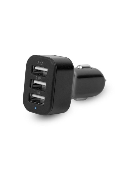 CARGADOR DE TELEFONO PARA MECHERO "SIN CABLE" 2.1A/2A/1A  3 USB AUTOMIX C/6