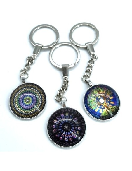 LLAVERO METAL MANDALA 3 MODELOS