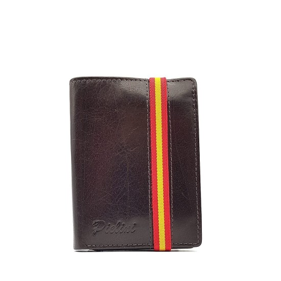 CARTERA DE PIEL 100% NATURAL BANDERA ESPAÑA 5305