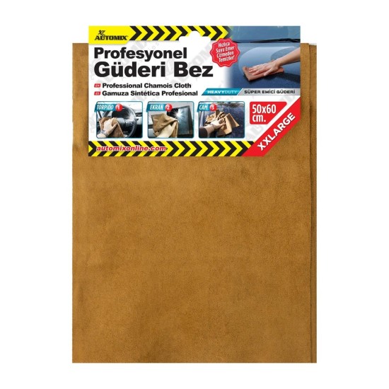 BAYETA PROFESIONAL SINTETICA TIPO KANEBO EXTRA XXL 60X50CM C/12 AUTOMIX