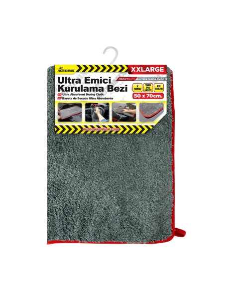 BAYETA MICROFIBRA PROFESIONAL SUPER SECADO XXL 50X70CM C/12 AUTOMIX
