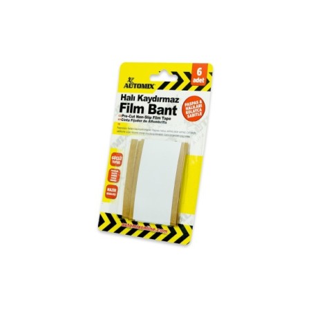 CINTA ANTIDESLIZANTE ADHESIVA PARA ALFOMBRAS PACK 6UDS AUTOMIX