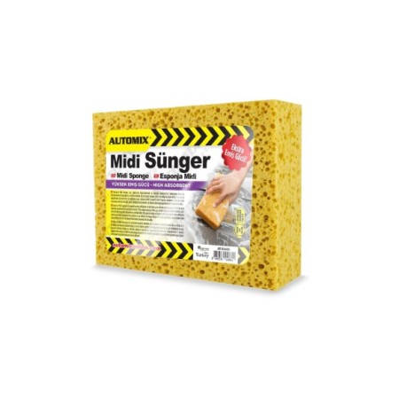 ESPONJA LAVACOCHES MAXI 16x12x6cm AUTOMIX C/12