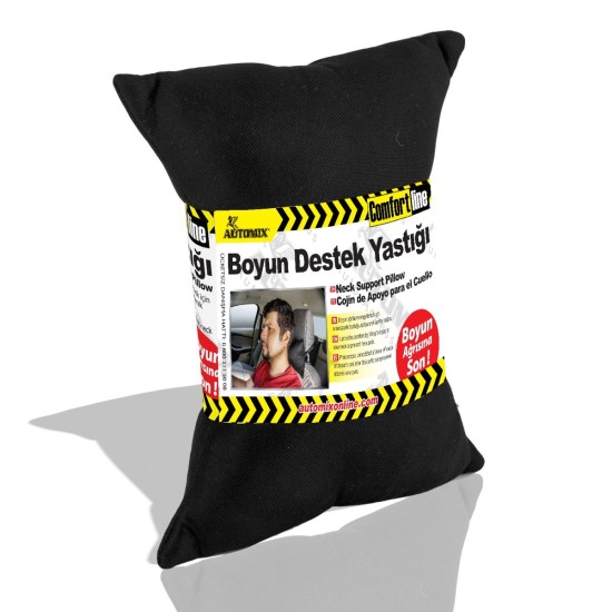 ALMOHADILLA DE VIAJE CON RELLENO PARA REPOSACABEZAS AUTOMIX