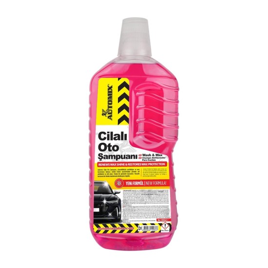 CHAMPU DE LAVADO Y ABRILLANTADO PH ESPECIAL AUTO 1L AUTOMIX C/12