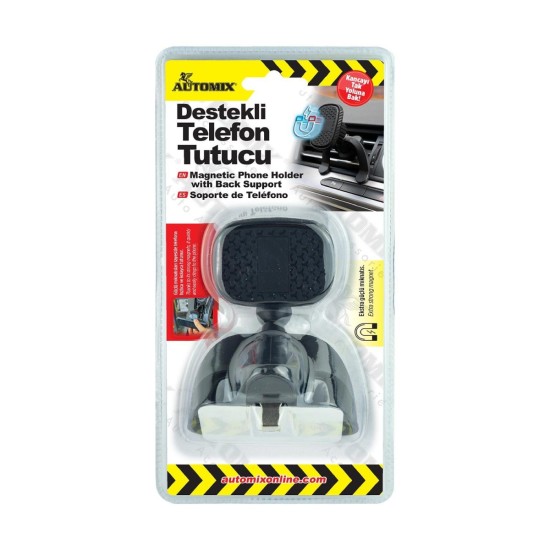 SOPORTE DE TELEFONO PARA REJILLA MAGNETICO AUTOMIX C/6
