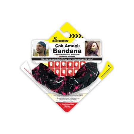 BRAGA DE CUELLO TIPO BANDANA MODELOS SURTIDOS AUTOMIX